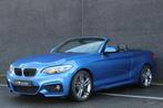 BMW 220i Cabrio - M pack - Navi pro - Harman - Automaat, Auto's, BMW, Automaat, Achterwielaandrijving, 4 cilinders, Blauw