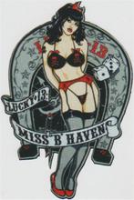 Lucky 13 Miss B Haven sticker #14, Nieuw, Verzenden