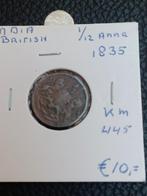BRITS INDIA  1/12  ANNA  1835, Ophalen of Verzenden