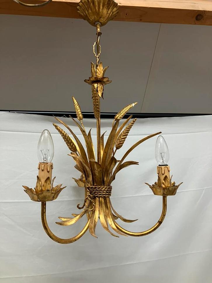 Hans Kogl vintage hanglamp, kroonuchter barok rococo stijl, Huis en Inrichting, Lampen | Losse lampen, Gebruikt, Ophalen of Verzenden