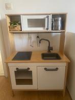 IKEA speelgoedkeuken inclusief pannenset en groentjes, Kinderen en Baby's, Ophalen, Zo goed als nieuw, Hout, Speelkeuken