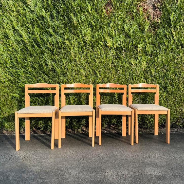 Set (4) eetkamerstoelen, Antiek en Kunst, Antiek | Meubels | Stoelen en Sofa's, Ophalen