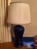 lampadaire blauw met witte kap, Huis en Inrichting, Lampen | Tafellampen, Ophalen of Verzenden