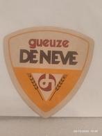 Ancien sous-bock Gueuze DE NEVE ., Enlèvement ou Envoi, Comme neuf, Sous-bock, Autres marques