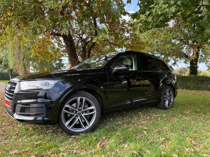 Audi Q7 Quattro 3.0 TDI 200kW 7-zitter Pano, HUD, trekhaak, Auto's, Audi, Particulier, Q7, ABS, Achteruitrijcamera, Airconditioning
