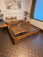 Auping bed 1m60o,aupind verstelbare latoflex, 2 nachtkastjes, Huis en Inrichting, Slaapkamer | Bedden, Ophalen