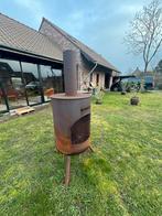 Bonfeu tuinkachel + inoxschouw, Ophalen, Gebruikt