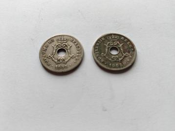 2* Belgische 10 cent 1905 ROYAUME DE BELGIQUE beschikbaar voor biedingen