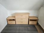 Commode en 2 nacht kastjes, Huis en Inrichting, Slaapkamer | Complete slaapkamers, Ophalen, Gebruikt