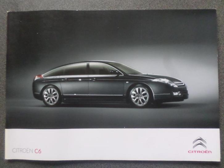 Citroen  C6 2011 brochure, Boeken, Auto's | Folders en Tijdschriften, Ophalen of Verzenden