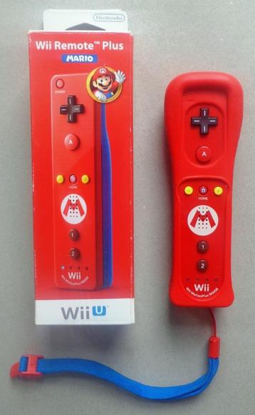 Remote Motion Plus Controller Mario in doosje  beschikbaar voor biedingen