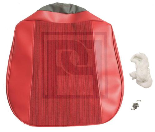 Bekleding Amazon stoelhoes zitting rood stof vinyl 1962 1963, Auto-onderdelen, Interieur en Bekleding, Volvo, Nieuw, Ophalen of Verzenden