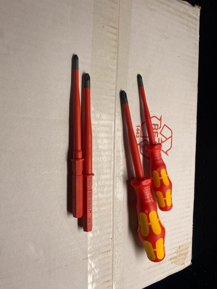 Schroevendraaiers Wera en Knipex PZ en PH, Doe-het-zelf en Bouw, Gereedschap | Handgereedschap, Nieuw, Ophalen of Verzenden