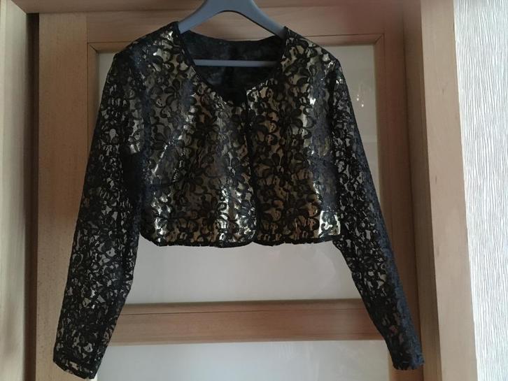 nieuw gevoerd jasje in zwarte kant -M 42/44 - perfecte staat, Kleding | Dames, Jasjes, Kostuums en Pakken, Nieuw, Jasje, Maat 38/40 (M)