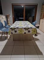 Tafel + 4 stoelen, Huis en Inrichting, Tafels | Eettafels, Ophalen, Gebruikt, Rechthoekig