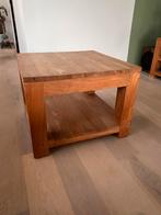 Teak salontafel (60x60) en teak tv meubel (140x50), Huis en Inrichting, Tafels | Salontafels, Ophalen, Zo goed als nieuw
