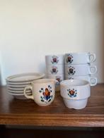 Vintage koffieservies, Ophalen