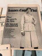 Unieke verzameling vintages bijlages uit Franse magazines: b, Hobby en Vrije tijd, Breien of Haken, Patroon of Boek, Gebruikt