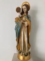 Beeld Maria met Kind GLV met goudverf (66 cm), Ophalen