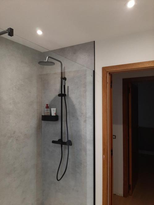 Huppe 1 x wandpaneel Betonkleur Grijs - 2550 x 1500, Doe-het-zelf en Bouw, Tegels, Nieuw, Wandtegels, Overige materialen, Minder dan 5 m²