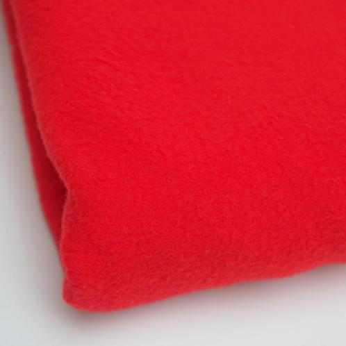 Op maat geknipt! 4223) 140x200cm polar fleece rood, Hobby en Vrije tijd, Stoffen en Lappen, Nieuw, Polyester, 120 cm of meer, 200 cm of meer