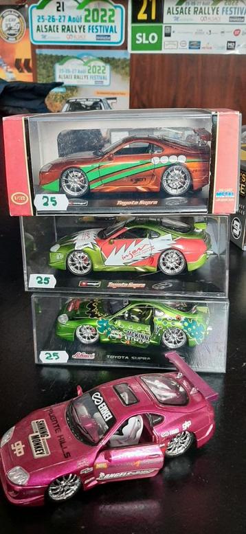 4 Toyota Supra  schaal 1/35, Ophalen of Verzenden, Nieuw