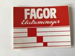 Wielersticker fagor, Ophalen of Verzenden, Zo goed als nieuw