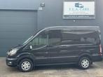 FORD TRANSIT AUTOMAAT BJ2020 EURO6D CAMERA NAVIGATIE FULL, Cuir, Entreprise, Carnet d'entretien, Noir
