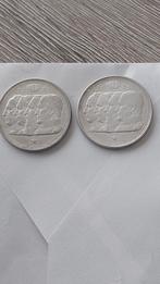 2 Belgische zilveren munten van 100 frank uit 1951, Ophalen of Verzenden