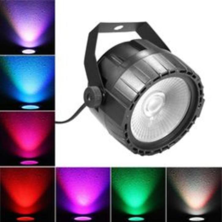 HALLOWEENPROMO Nieuwe FIRST CLASS 50W COB LED PAR, Muziek en Instrumenten, Licht en Laser, Nieuw, Licht, Geluidgestuurd, Kleur