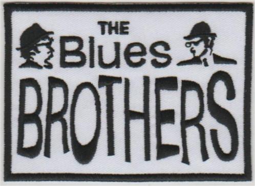The Blues Brothers stoffen opstrijk patch embleem, Verzamelen, Muziek, Artiesten en Beroemdheden, Nieuw, Kleding, Verzenden