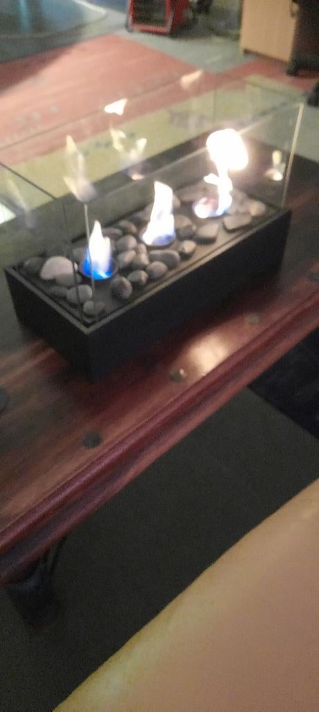 Lampe de table à bio alcool, Enlèvement, Verre