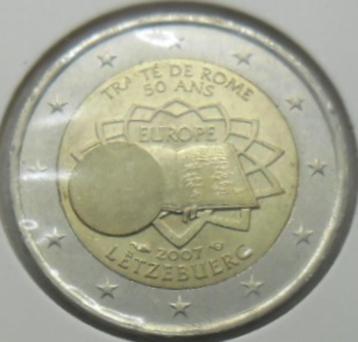 2 euro herdenkingsverdrag van Luxemburg 2007. UNC. beschikbaar voor biedingen
