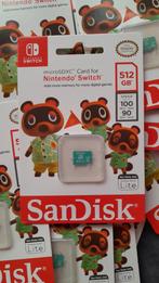 Lot 512GB Nintendo Switch micro SD-geheugenkaart, Nieuw, Ophalen of Verzenden