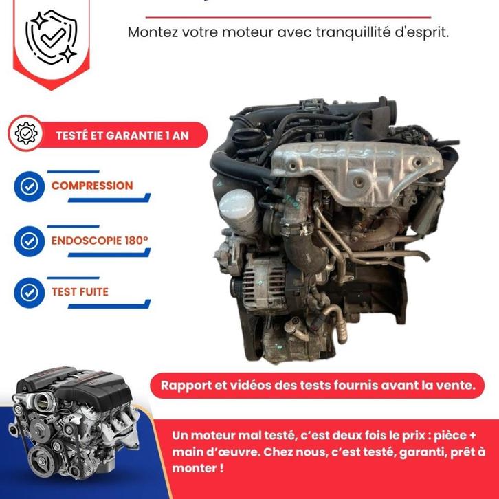 COMPLETE MOTOR AUDI A1 A3 VW GOLF 6, Auto-onderdelen, Motor en Toebehoren, Audi, Seat, Nieuw, Ophalen of Verzenden