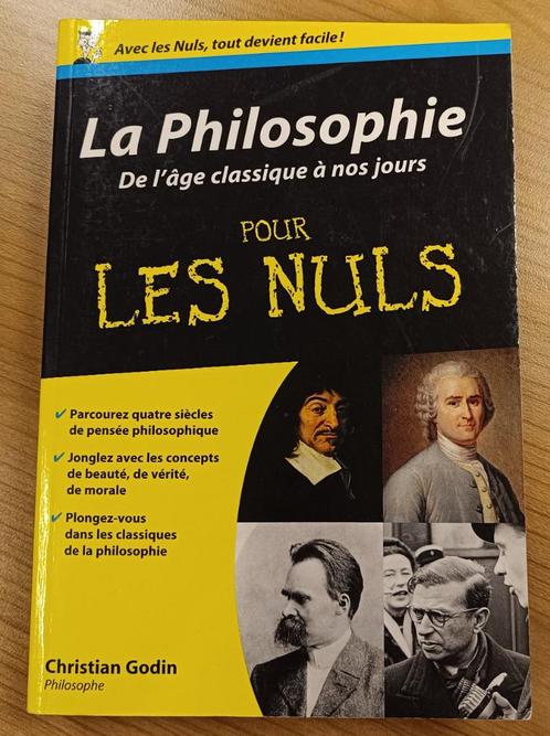 La Philosophie pour les Nuls :Christian Godin :FORMAT POCHE+, Livres, Philosophie, Utilisé, Philosophie pratique, Enlèvement ou Envoi