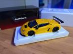 AUTOart Lamborghini Huracan GT3 Geel 1/18, Ophalen, Zo goed als nieuw, Auto, Autoart