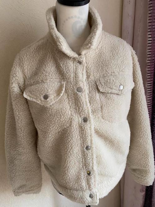 Pluizige jas met krullende stof - fleece BRAVE SOUL 38, Kleding | Dames, Jasjes, Kostuums en Pakken, Ophalen of Verzenden