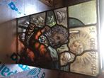 Gekleurd glas-in-loodramen, Antiek en Kunst, Ophalen