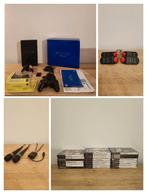 PS2 Console (CIB) + 25Games + Buzz + Singstar, Games en Spelcomputers, Met games, Met 2 controllers, Ophalen of Verzenden, Zo goed als nieuw