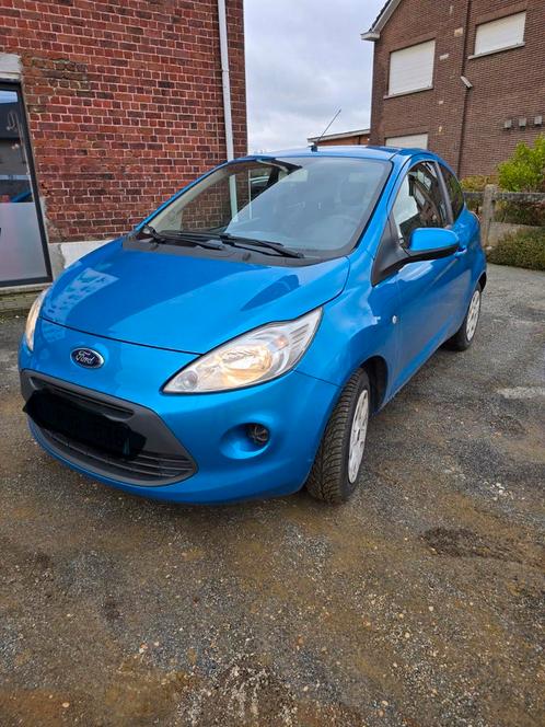Ford ka, Auto's, Ford, Particulier, Ka, Elektrische koffer, Benzine, Euro 6, Coupé, 3 deurs, Handgeschakeld, Blauw, Grijs, Stof