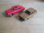 2 Norev 1:43 60iger Jahren Peugeot 404 rot + R 16, Ophalen of Verzenden, Gebruikt, Auto, Norev