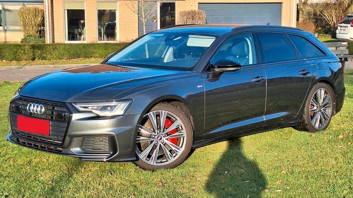 Audi A6 Avant 55TFSIe Quattro 367PK 3x S-Line/LED Matrix, Auto's, Audi, Particulier, A6, 4x4, ABS, Adaptieve lichten, Adaptive Cruise Control