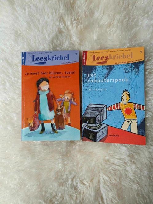2 boekjes leeskriebel, Livres, Livres pour enfants | Jeunesse | Moins de 10 ans, Utilisé, Fiction général, Enlèvement ou Envoi