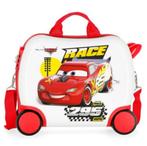 Disney Cars ABS Ride-On Kinderkoffer - Gratis Verzending, Handtassen en Accessoires, Koffers, Hard kunststof, Slot, Nieuw, Minder dan 50 cm