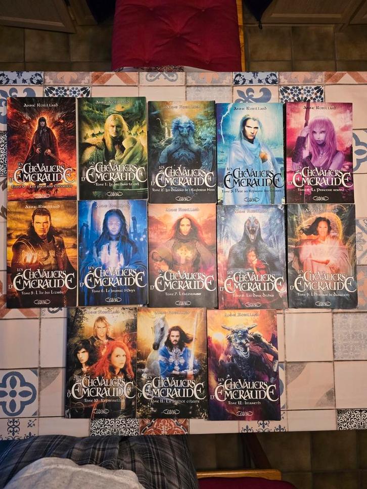 Les Chevaliers d'Émeraude INTEGRAL Tome 0 à 12, Boeken, Fantasy, Gelezen, Ophalen of Verzenden