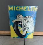 Michelin metalen  reclame plaat 30 x 40 cm, Verzamelen, Ophalen of Verzenden, Zo goed als nieuw