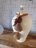 pied de lampe en terre cuite - éclairage - lumière - déco, Maison & Meubles, Enlèvement, Utilisé, Classique, Autres matériaux