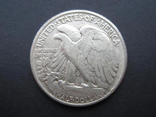 1/2 Dollar 1944 Verenigde Staten / USA WW2, Postzegels en Munten, Munten | Amerika, Losse munt, Noord-Amerika, Zilver, Verzenden