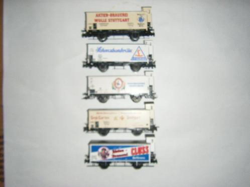 Wagons à bière Marklin 4677 - 4678 - 4680 - 4780 - 94026, Hobby & Loisirs créatifs, Trains miniatures | HO, Comme neuf, Wagon